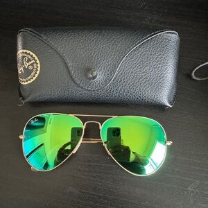 Ray-Ban Green Flash Aviators